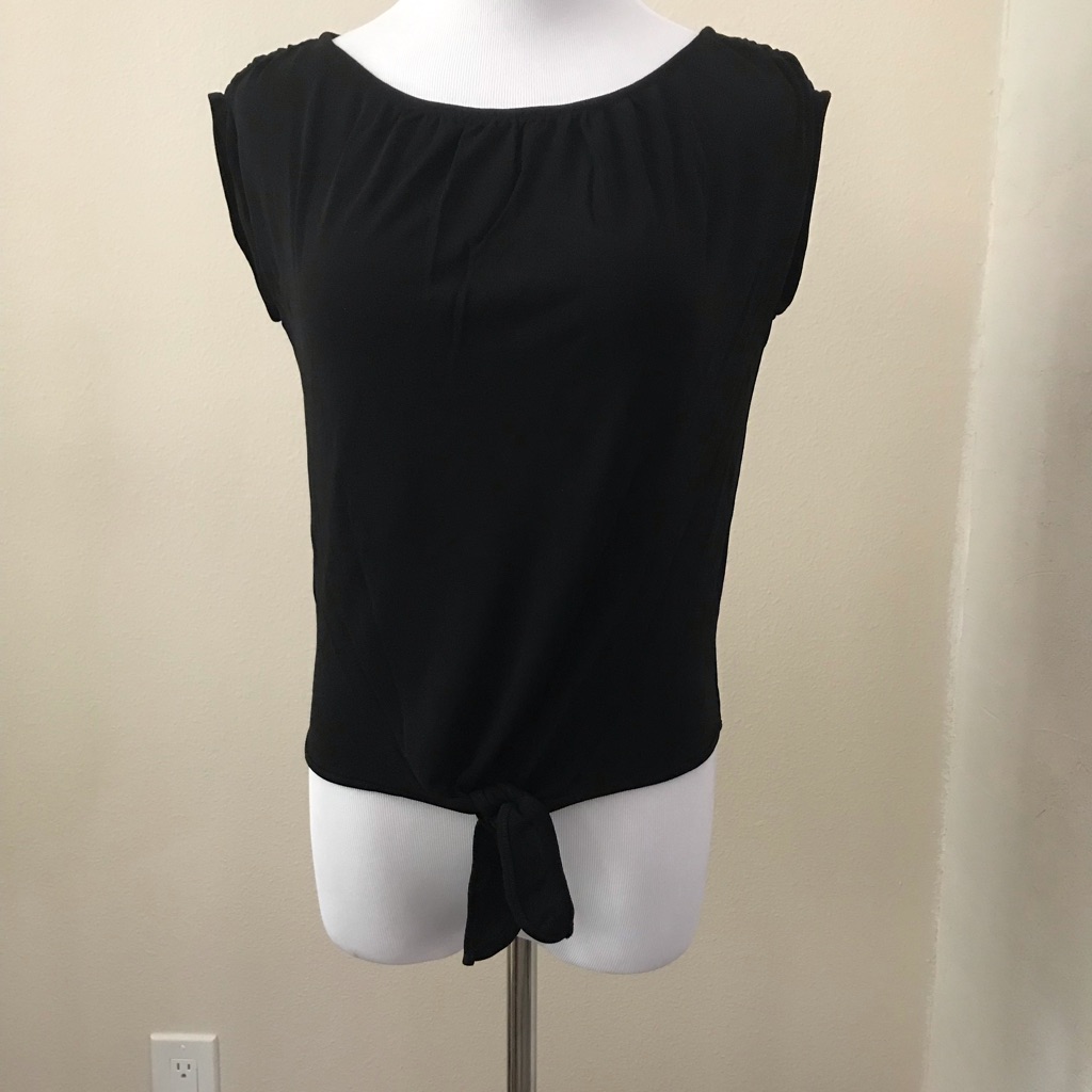 Ann Taylor Front Tie Shirt Xxsp